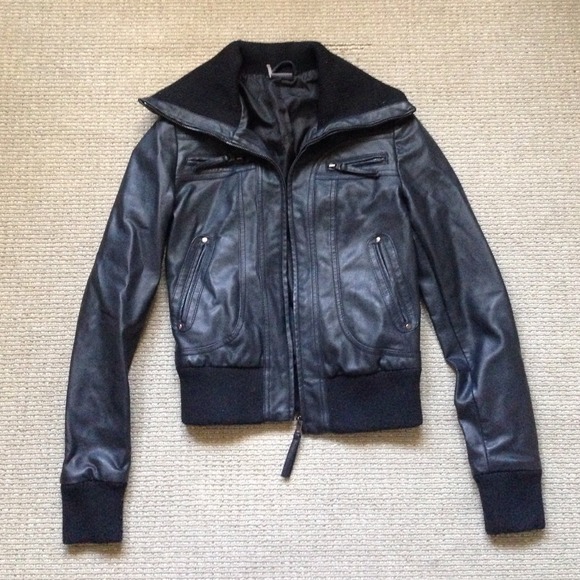 sparkle and fade leather jacket