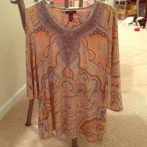 PRICE DROP Alfani patterned tunic