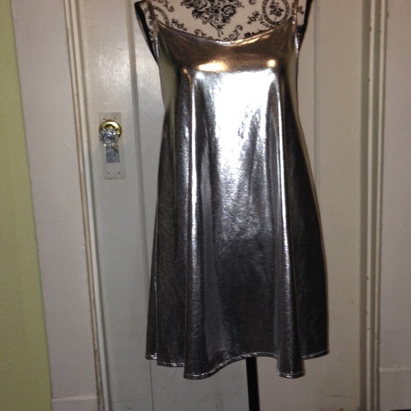 Sexy silver dress
