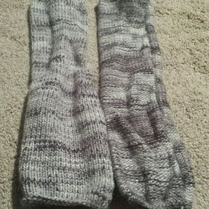 NWOT Grey legwarmers
