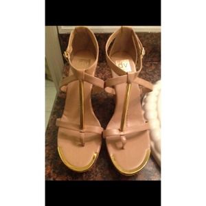 Beige Dolce Vita Wedges