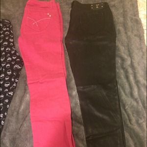✨Reduced price✨ leather pants!