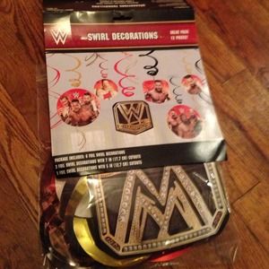 WWE bday decorations