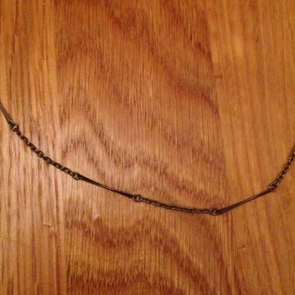 Silver chain with detailing