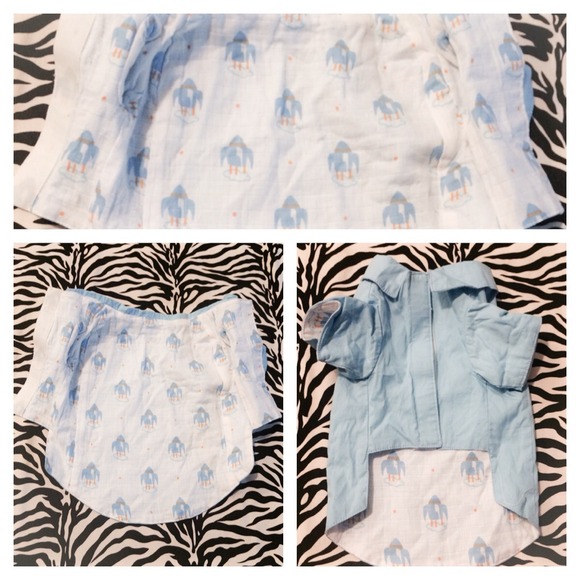 🆕WOT Baby blue doggie shirt 🐶
