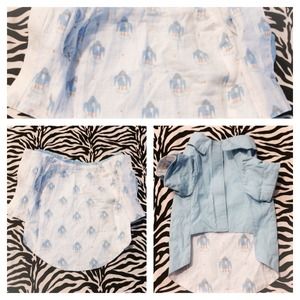 🆕WOT Baby blue doggie shirt 🐶