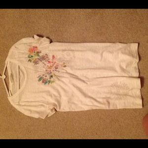 Jcrew flower tee