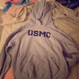 Men's large USMC hoodie
