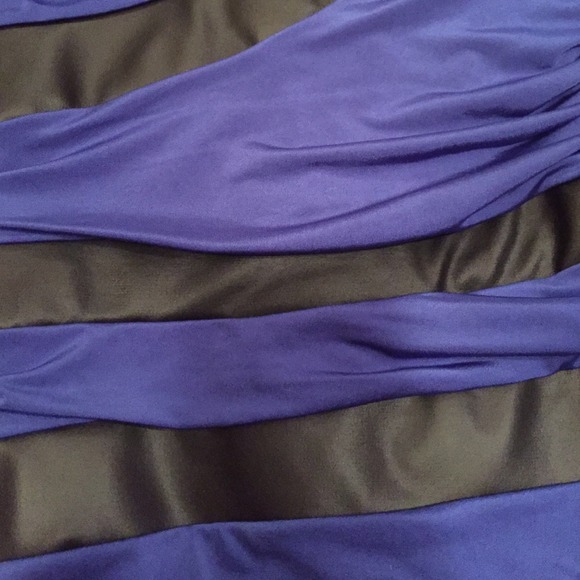 Arden B stretch dress with leather detailing - Picture 2 of 3