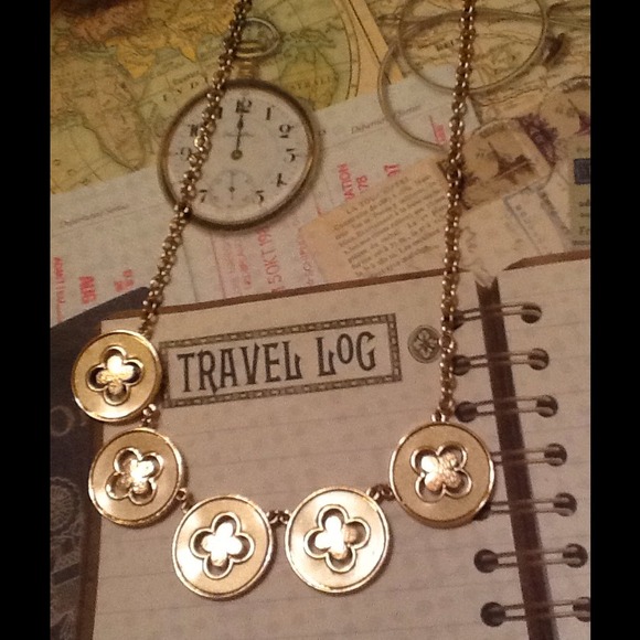 Designer inspired clover necklace