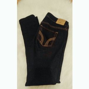 Hollister Super Skinny Dark Wash Jeggings