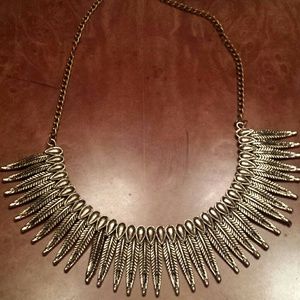 Necklace Bronze leaf 284