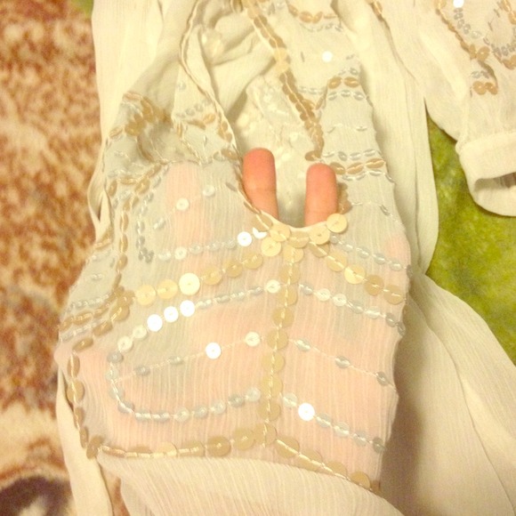Nicole Miller sparkle top💕 - Picture 1 of 3