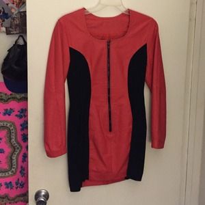 Vintage leather dress