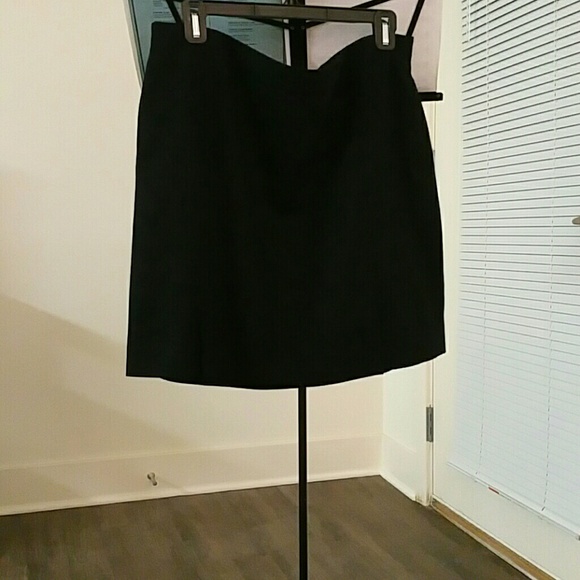 Uniqlo wool double slit skirt