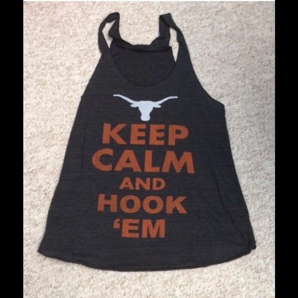 NWOT Keep Calm & Hookem Tank