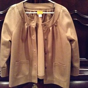 Light-weight leather-look jacket, size 14