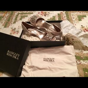 Practically New Satin Peep toes