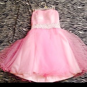 Sparkly Pink Homecoming Dress