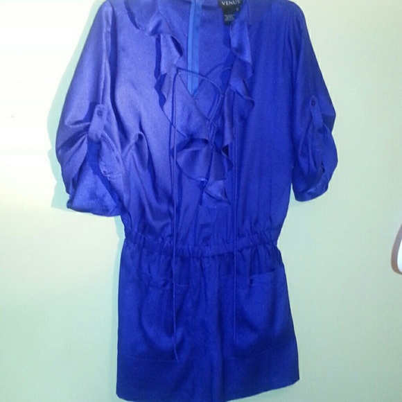 Cobalt Blue Short Romper