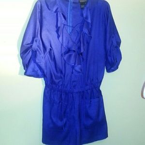Cobalt Blue Short Romper