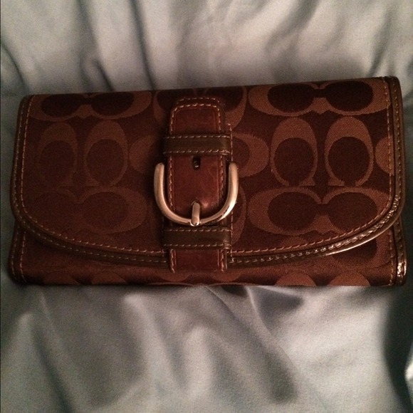 Authentic coach wallet