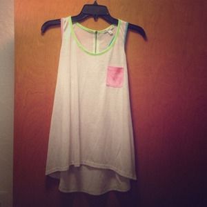Papaya multicolored tank