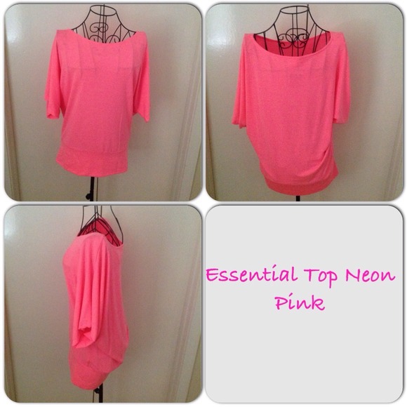 Neon Pink Essential Top