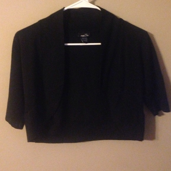 Black cardigan