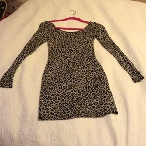Animal print dress
