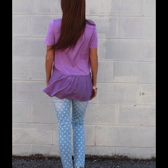 Sassy Purple Silk Top