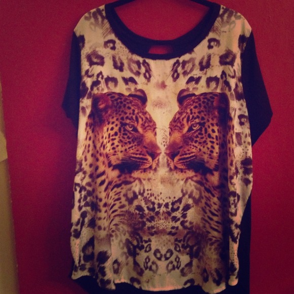 Forever 21+ cheetah top