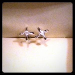 Authentic .05 Carat Diamond Earrings