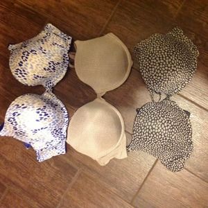 Lot of three 34D Bras.