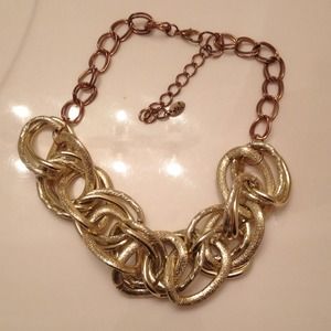 Gold chain necklace