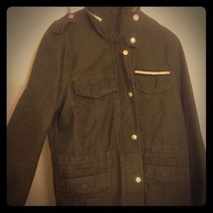 Army Green Military Style Jacket