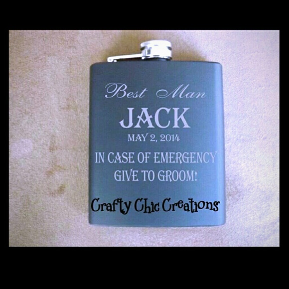 Custom made etched flasks!