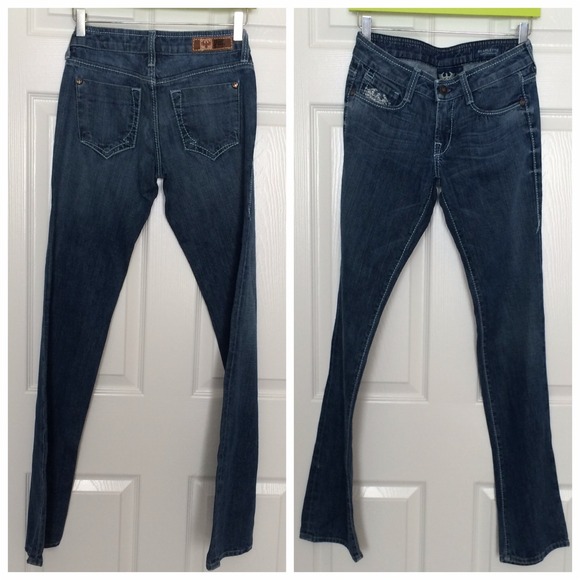 Straight leg jeans