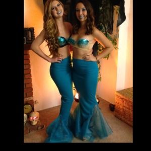 Blue mermaid skirt