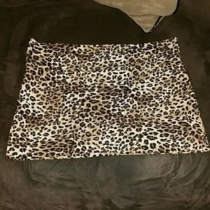 Cute leopard skirt