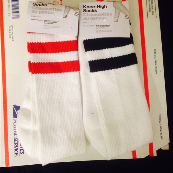 AA new knee high sock pair