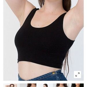 AA spandex crop tank new size S