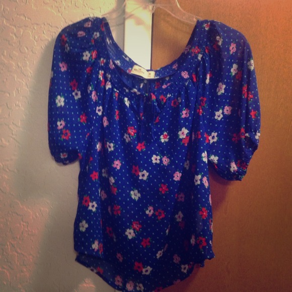 Hollister floral dress shirt.