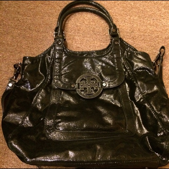 SALE! Tory Burch Amanda shopper LARGE tote black