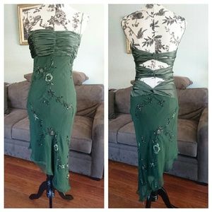 Scala green cocktail dress