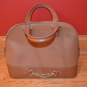 Brown tan large purse