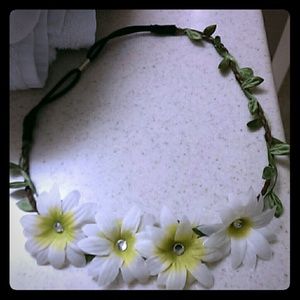 Flower head band