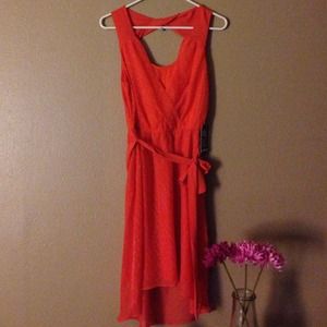 Orange sundress