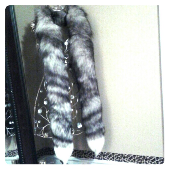 Sable fox fur boa
