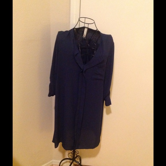 NWOT Navy Tunic